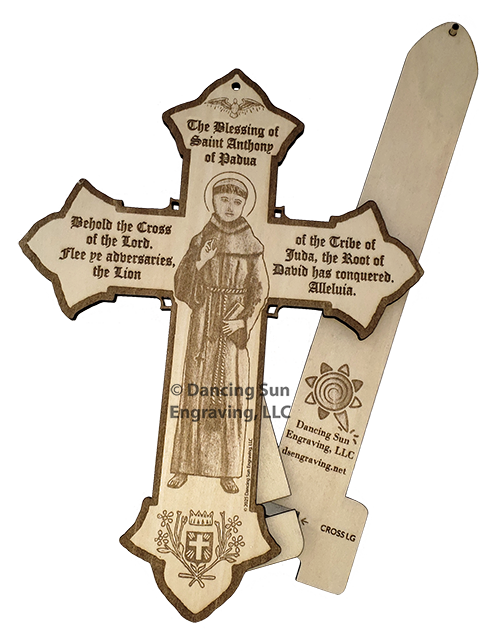 Saint Anthony's Brief & Stand – Large (Cross)