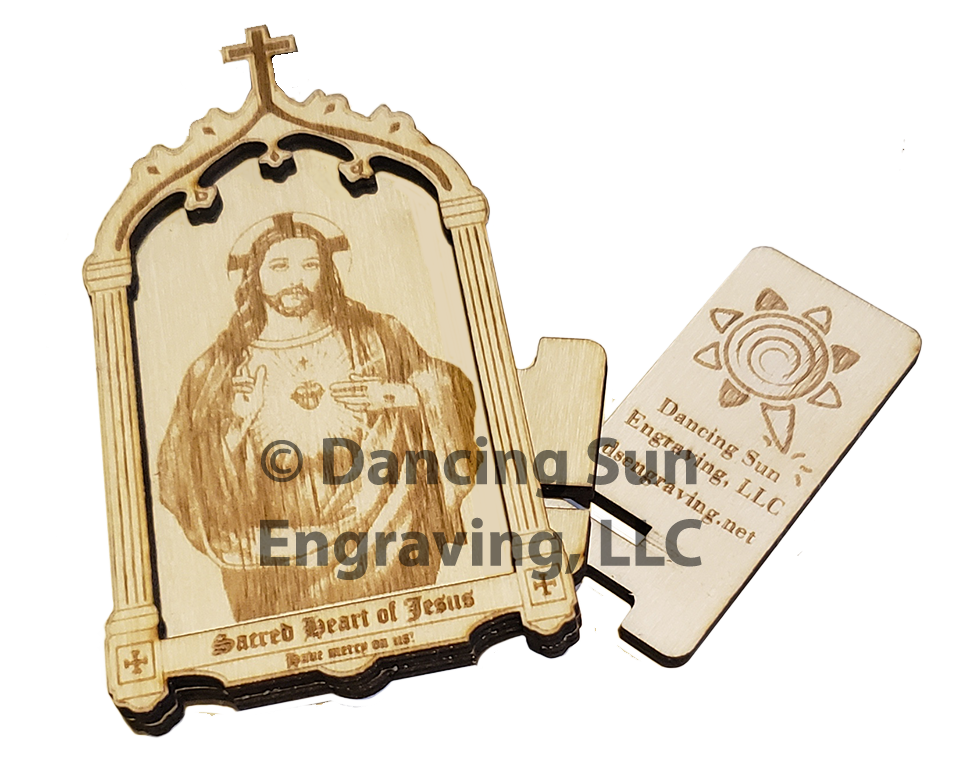 Sacred Heart of Jesus Shrine & Stand – Extra Small