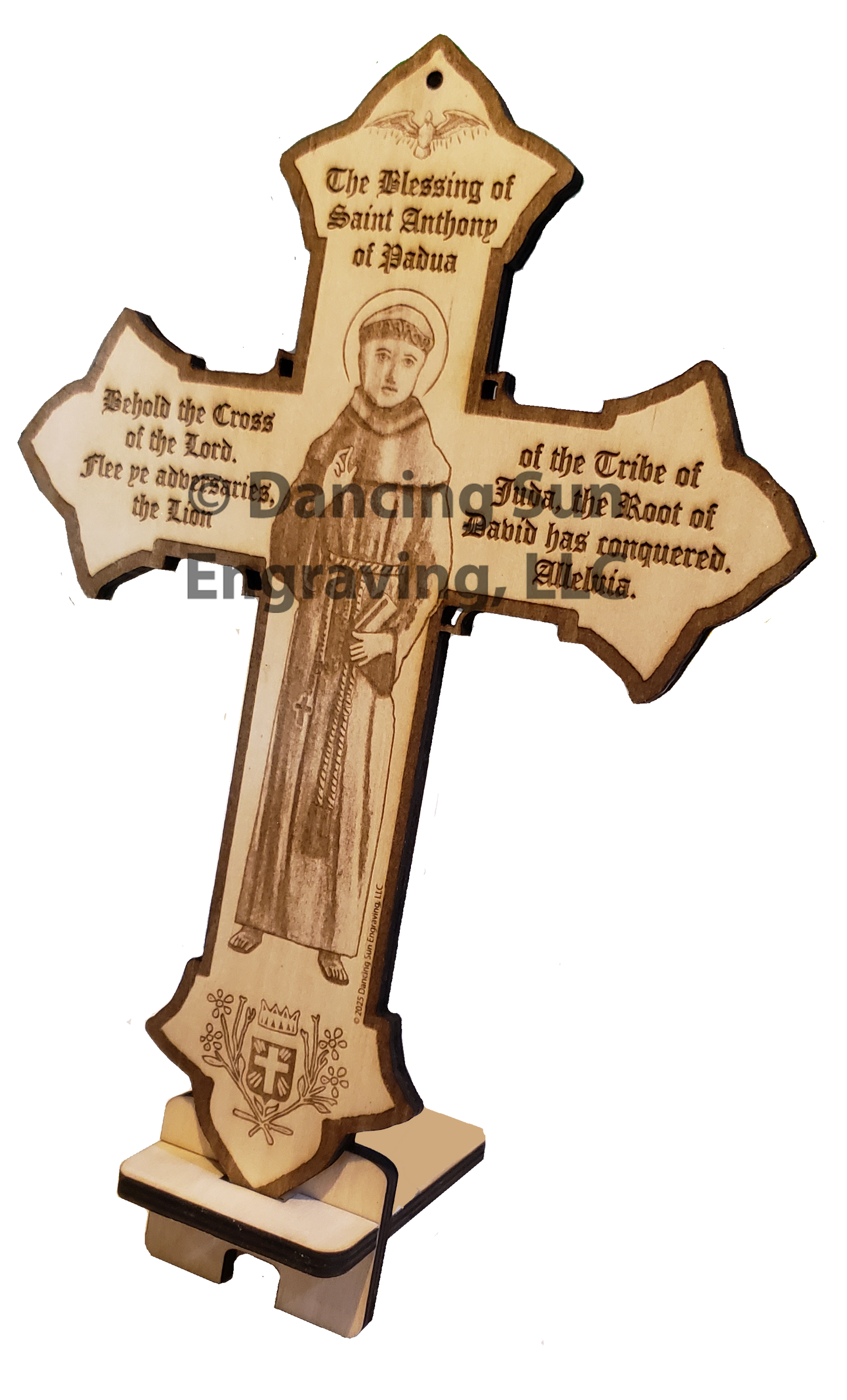 Saint Anthony's Brief & Stand – Small (Cross)