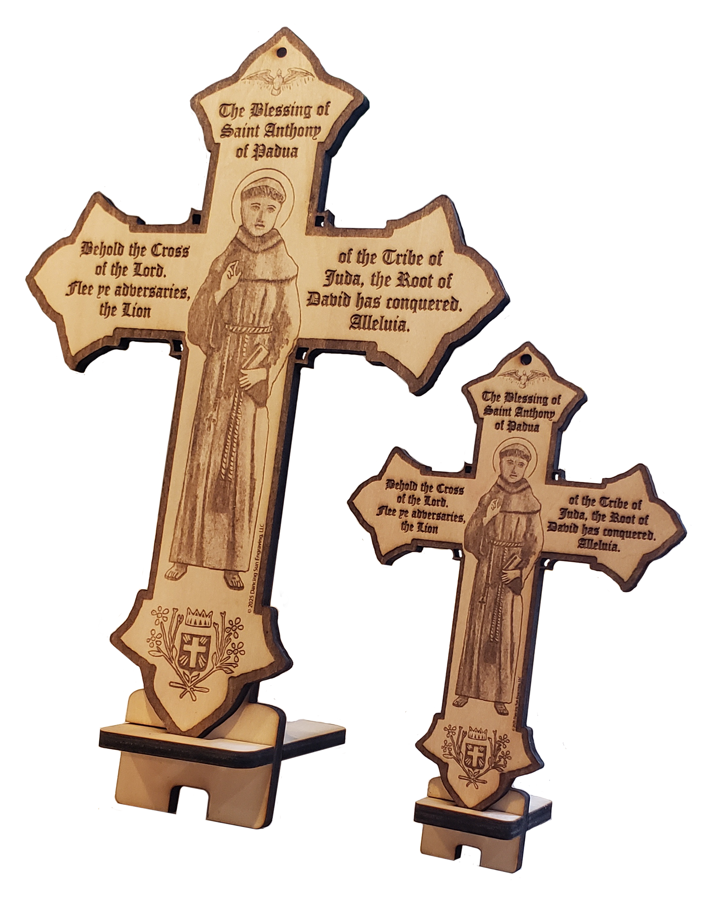 Saint Anthony's Brief & Stand – Small (Cross)